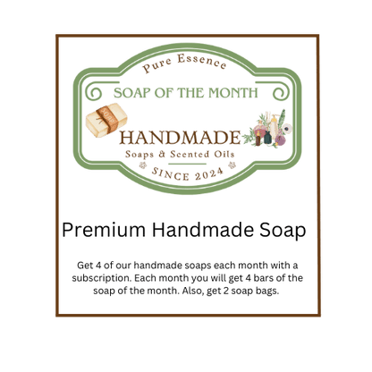 4 Soaps each month subscription for a year